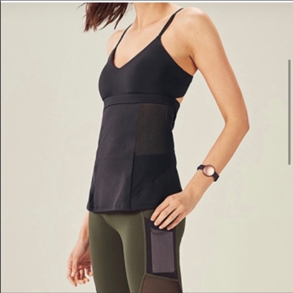 FABLETICS Demi Lovato Active Activewear Tank Top Black Size S
